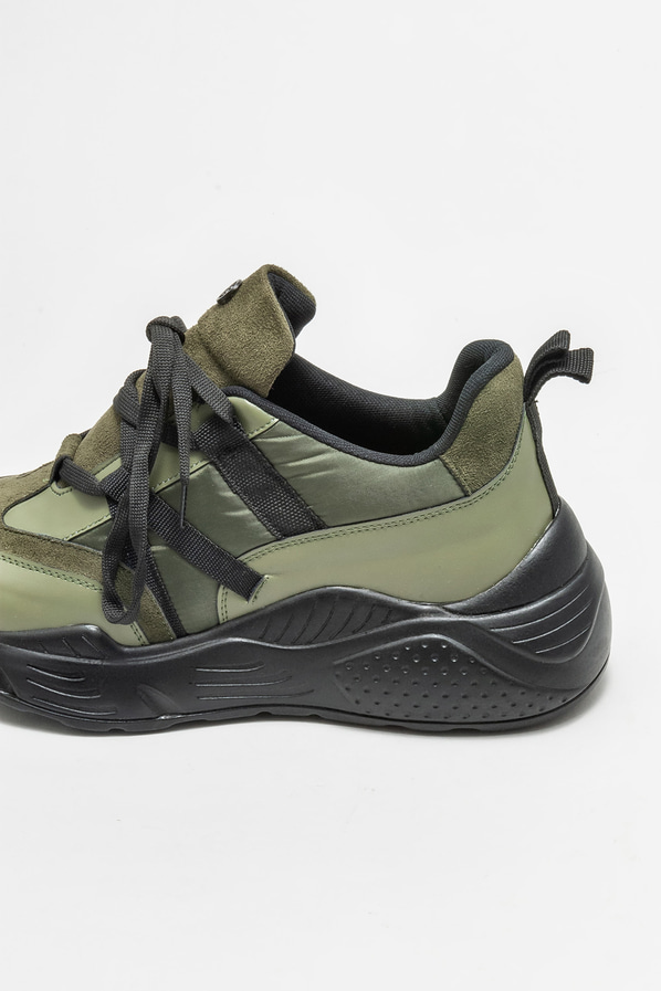 Yeşil kadın spor ayakkabı - Elle Shoes
