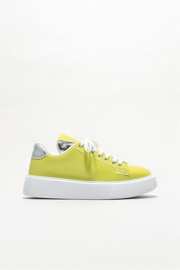Yeşil kadın sneaker - Elle Shoes