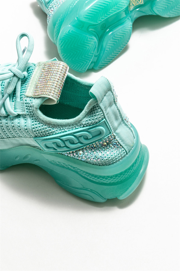 Yeşil kadın sneaker - Elle Shoes