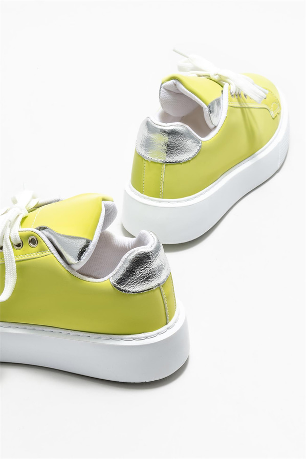 Yeşil kadın sneaker - Elle Shoes