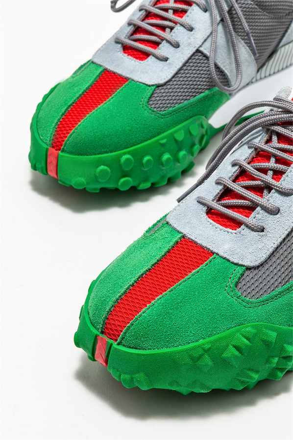 Yeşil kadın sneaker - Elle Shoes