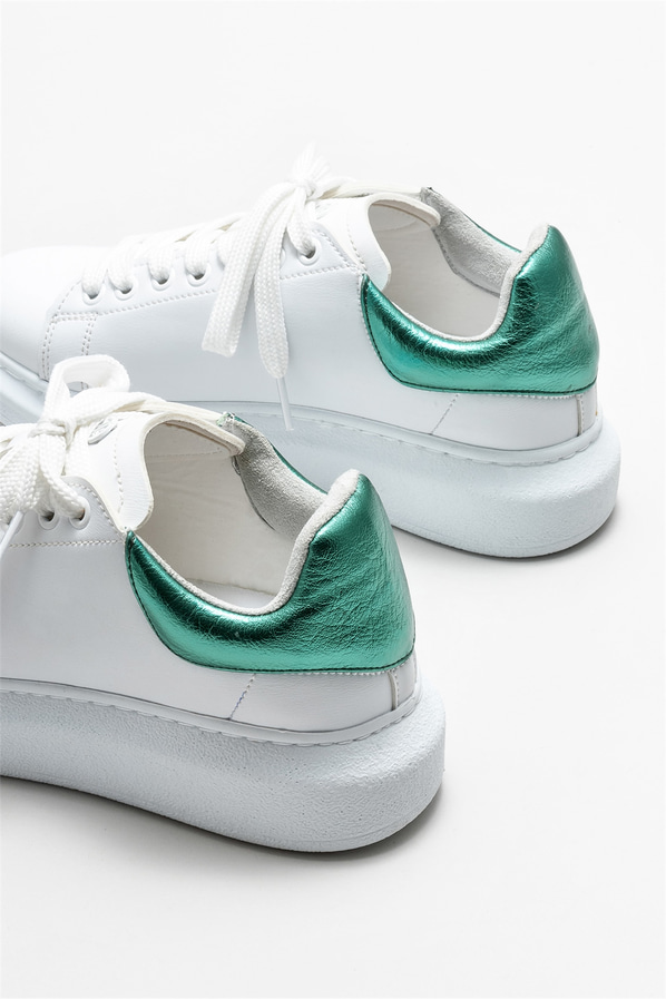 Yeşil kadın sneaker - Elle Shoes