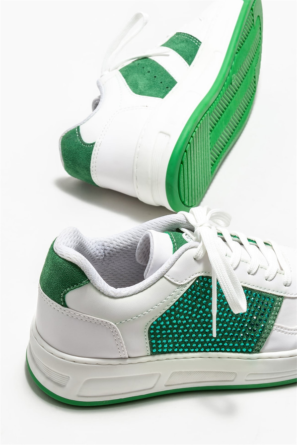 Yeşil kadın sneaker - Elle Shoes