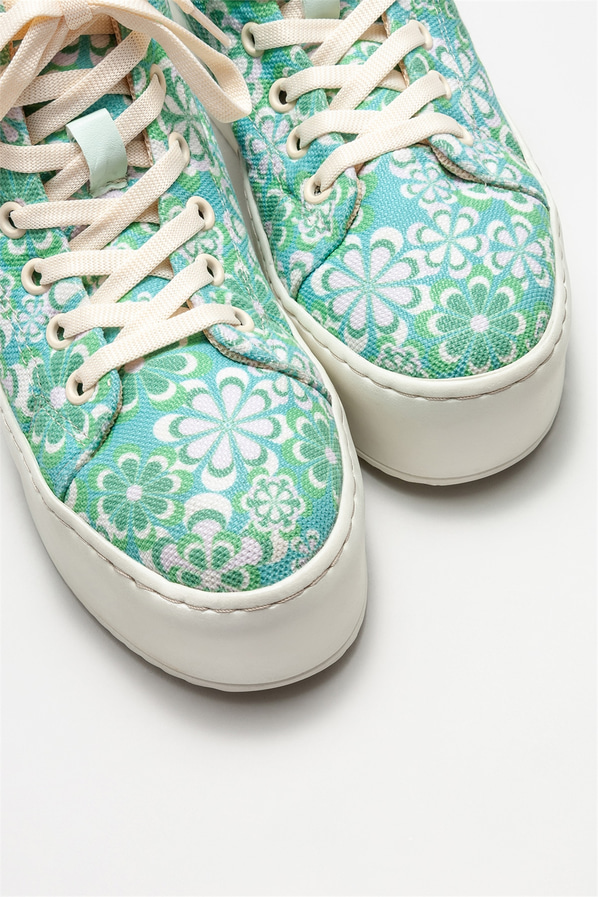 Yeşil kadın bot - Elle Shoes