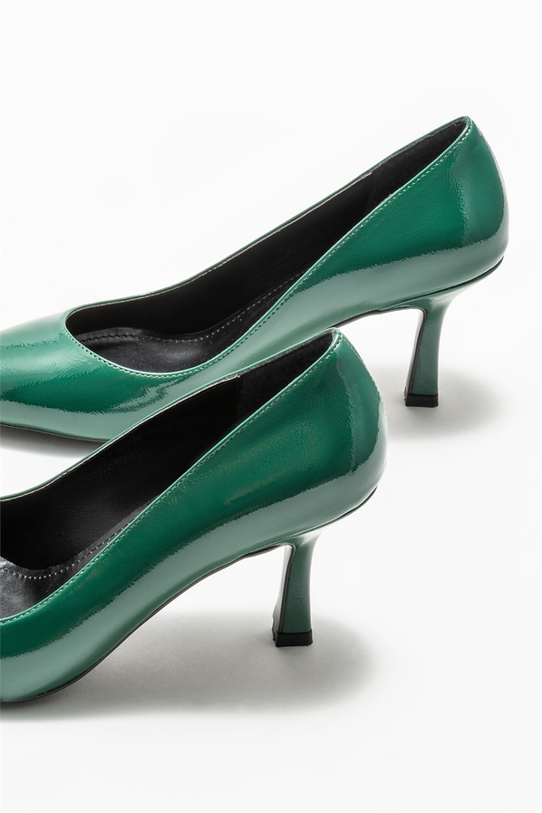 Yeşil kadın stiletto - Elle Shoes