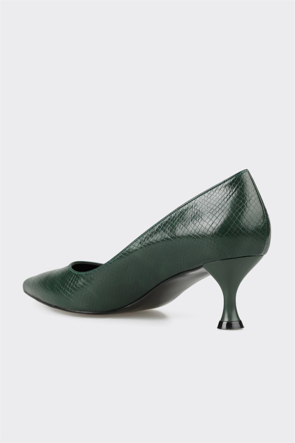Yeşil kadın stiletto - Elle Shoes