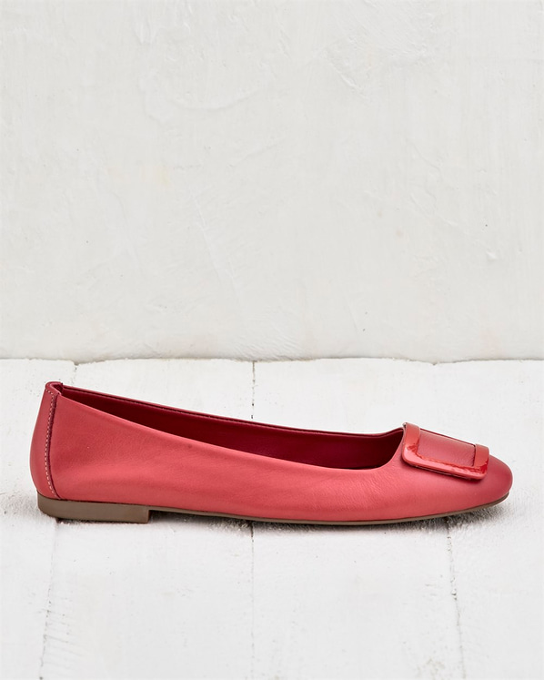 Kırmızı kadın ayakkabı - Elle Shoes