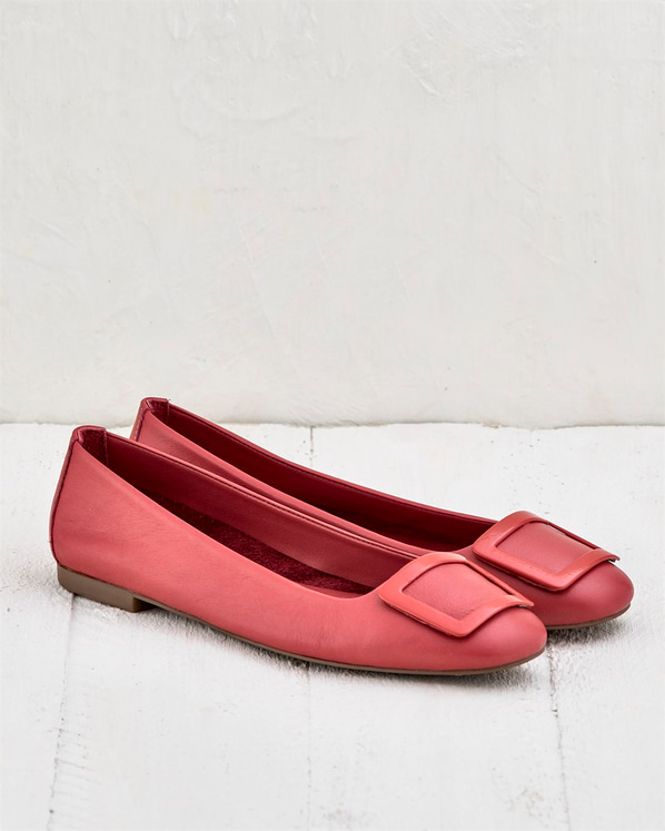 Kırmızı kadın ayakkabı - Elle Shoes