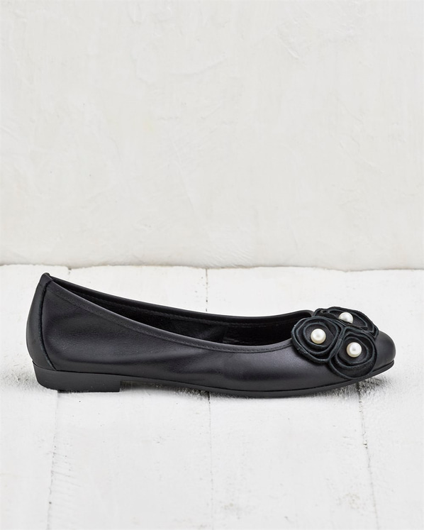 Siyah kadın ayakkabı - Elle Shoes