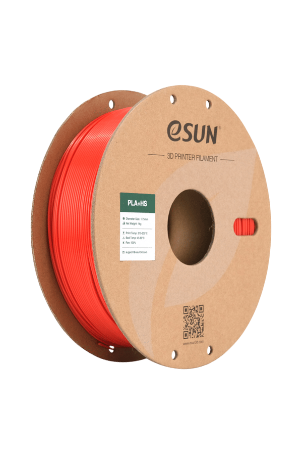 eSUN PLA+HS Kırmızı Filament 1.75mm 1kg