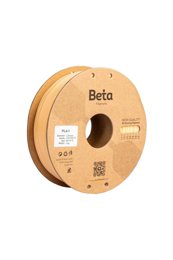 Beta PLA+ Cream Filament 1.75mm 1kg