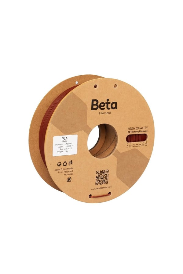Beta PLA-Matte Wine Filament 1.75mm 1kg
