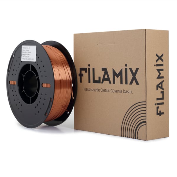 Filamix Silk Bakır PLA Filament 1.75mm 1Kg