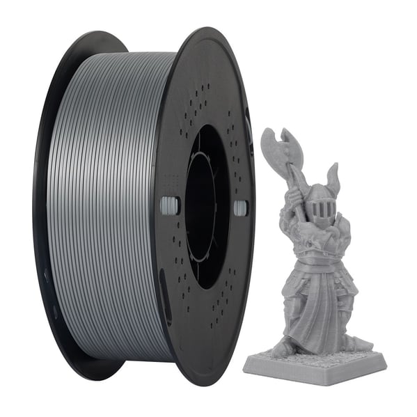 Kingroon Petg Basic Metalik Gümüş Filament 1.75mm 1kg