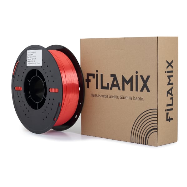 Filamix Silk Kırmızı PLA Filament 1.75mm 1Kg