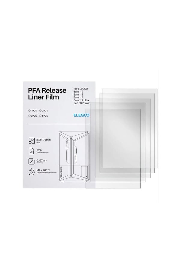 ELEGOO PFA Release Liner Film 5 Adet - Saturn2/8K