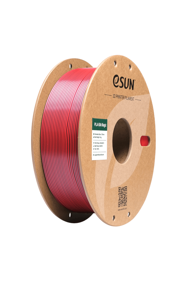 eSun PLA-Silk Magic Filament Siyah Kırmızı Filament 1.75mm 1 Kg