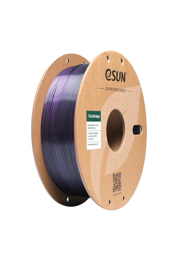 eSun PLA-Silk Magic Siyah Mor Filament 1.75mm 1 Kg