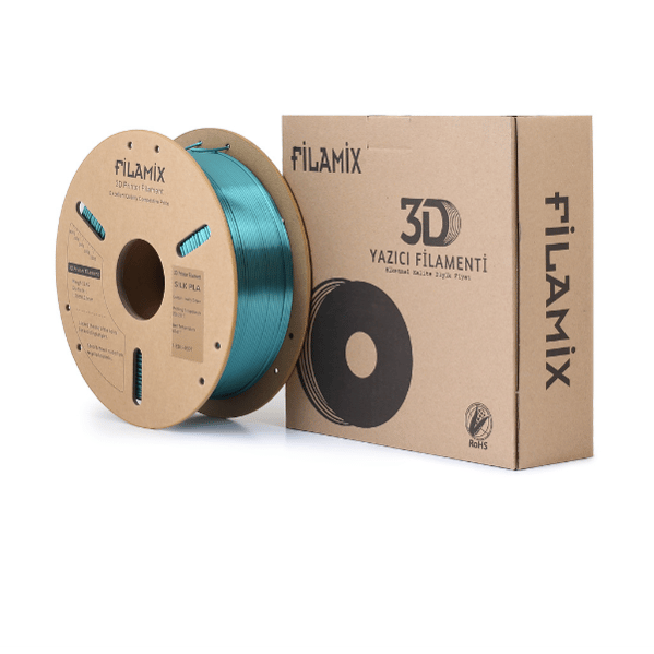 Filamix Silk Holly Green PLA Filament 1.75mm 1Kg