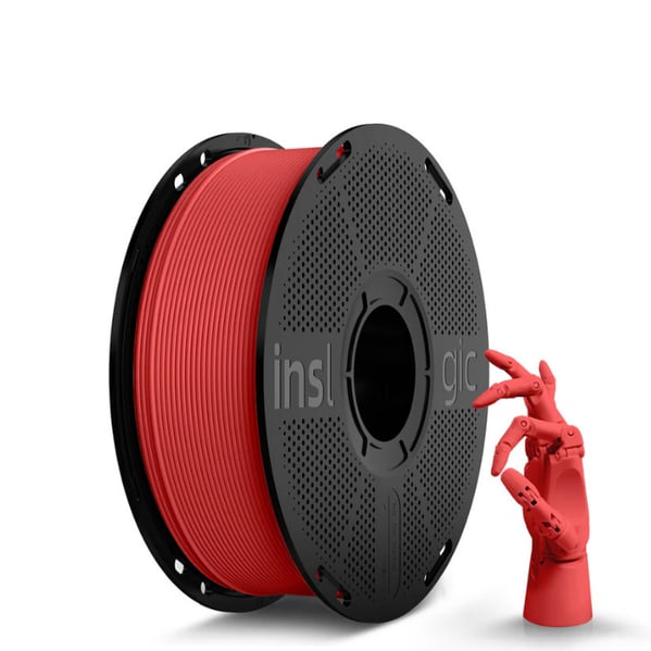 Inslogic PLA Matte Kırmızı Filament 1.75mm 1kg