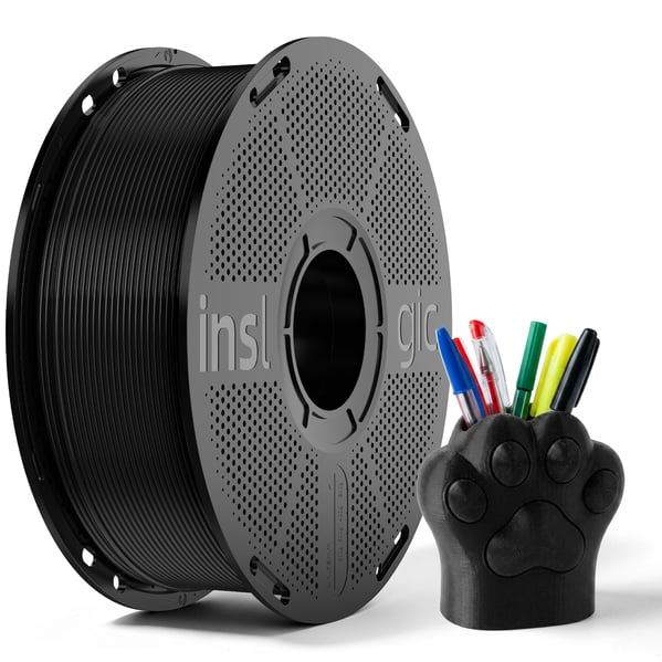 Inslogic PLA Basic Siyah Filament 1.75mm 1kg