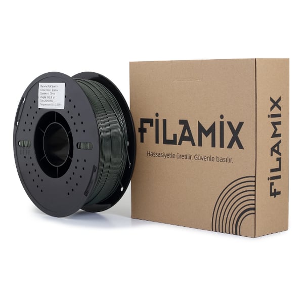 Filamix PLA Sparkle Green Filament 1.75mm 1 Kg