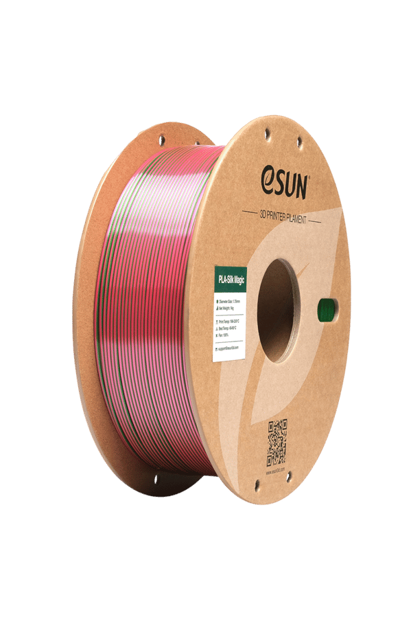eSun PLA-Silk Magic Kırmızı Yeşil Filament 1.75mm 1 Kg