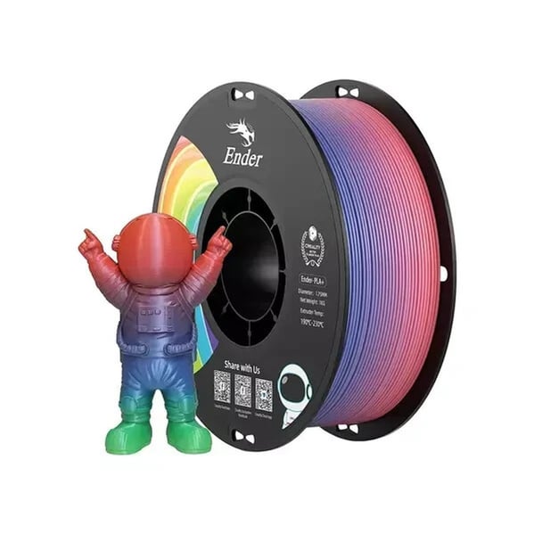 Creality Ender PLA+ Rainbow Filament 1.75mm 1kg