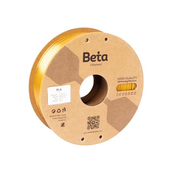 Beta PLA Silk Gold Filament 1.75mm 1 Kg