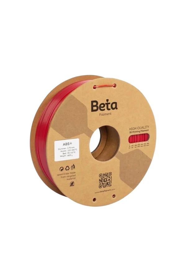 Beta ABS+ Kırmızı Filament  1.75mm 800gr