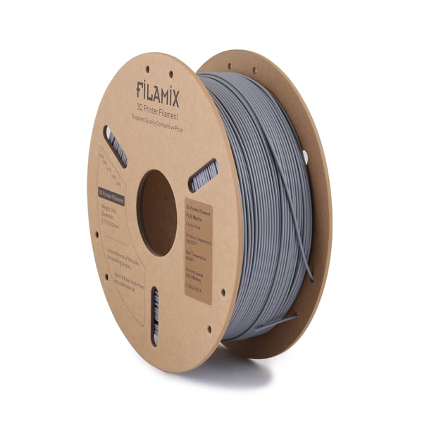Filamix PLA Matte Gri Filament 1.75mm 1 Kg