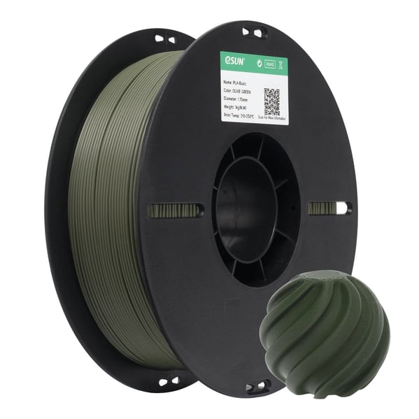 eSun PLA Basic Zeytin Yeşil Filament 1.75mm 1 Kg