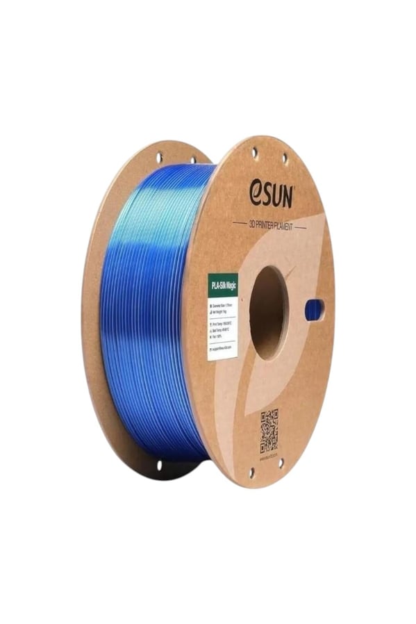 eSUN ePLA-Silk Magic Blue-Silver Filament 1.75mm 1kg