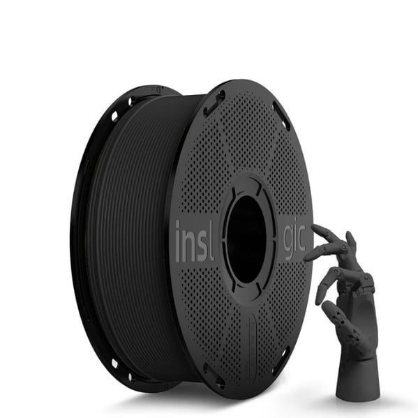 Inslogic PLA Matte Siyah Filament 1.75mm 1kg