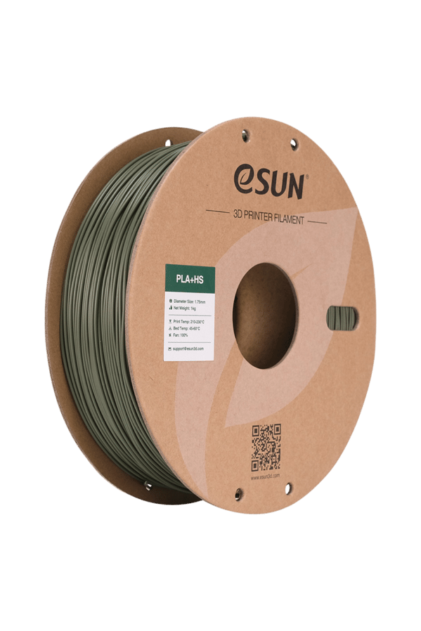 eSUN PLA+HS Zeytin Yeşili Filament 1.75mm 1kg