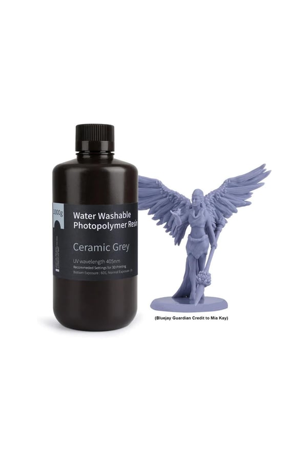 ELEGOO Suda Yıkanabilir Reçine V2.0 Seramik Gri 1 Kg