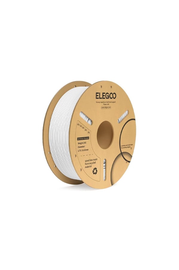 ELEGOO PLA+ Beyaz  Filament 1.75mm 1kg