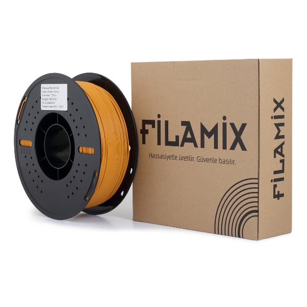 Filamix  PLA WOOD Ochre Yellow Filament 1.75 mm 1 Kg