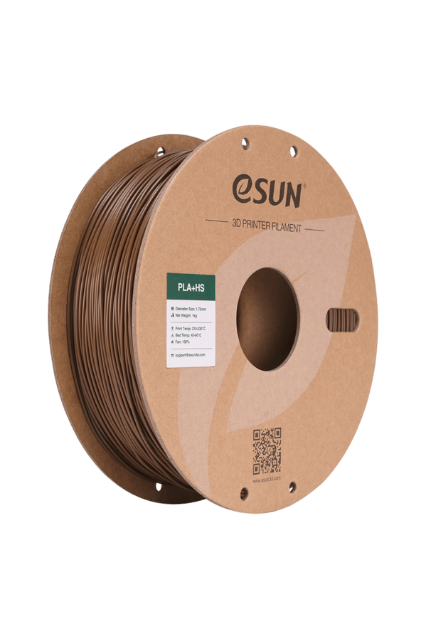 eSUN PLA+HS Kahverengi Filament 1.75mm 1kg