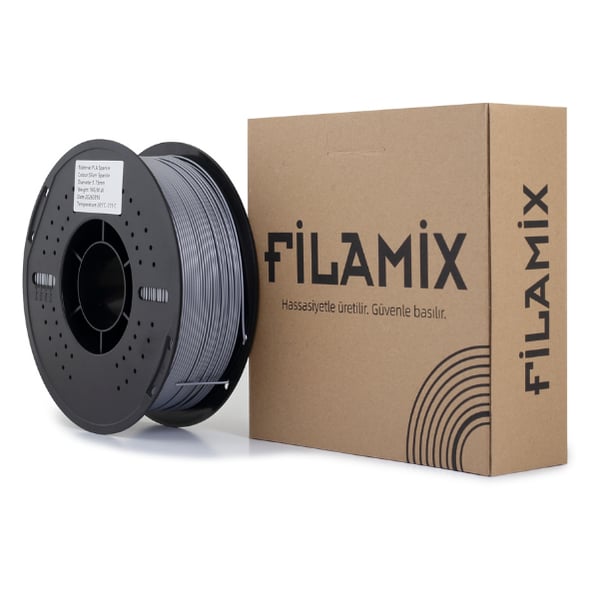 Filamix PLA Sparkle Gümüş Filament 1.75mm 1 Kg