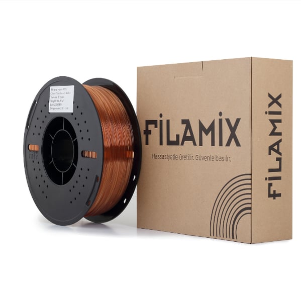 Filamix Hyper PETG Transparan Kehribar Filament 1.75mm 1 Kg