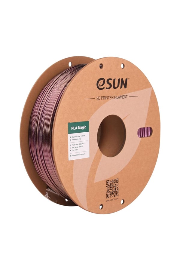 eSun PLA-Silk Magic Dark Twinkling Mor Filament 1.75mm 1 Kg