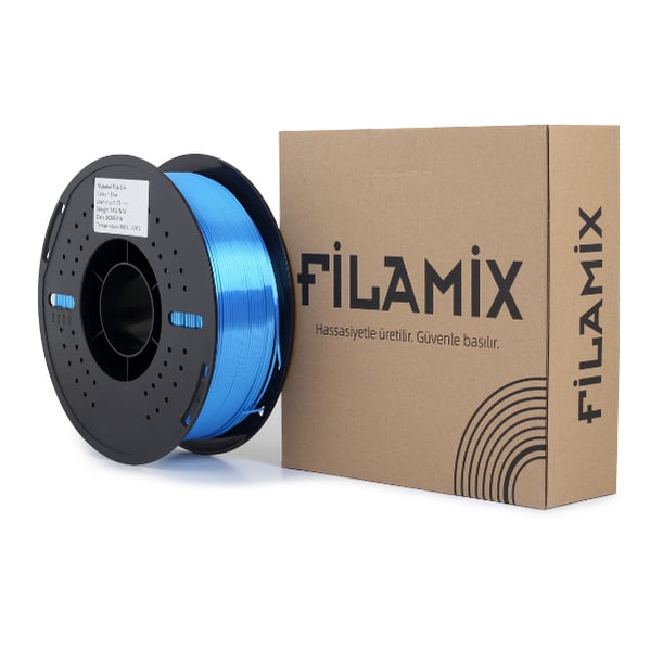 Filamix Silk Mavi PLA Filament 1.75mm 1Kg