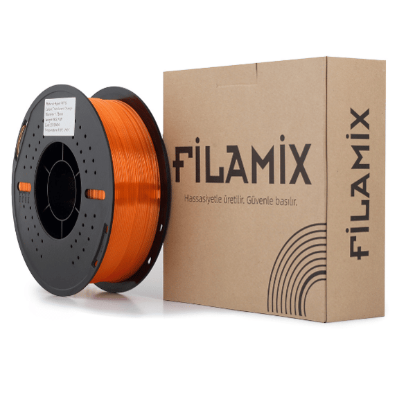 Filamix Hyper PETG Transparan Turuncu Filament 1.75mm 1 Kg