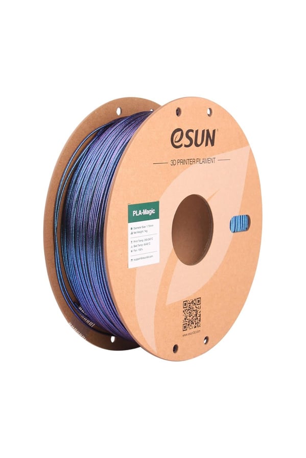 eSun PLA-Silk Magic Dark Twinkling Mavi Filament 1.75mm 1 Kg