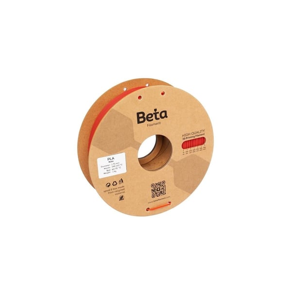 Beta PLA Matte Chinese Red Filament 1.75mm 1kg
