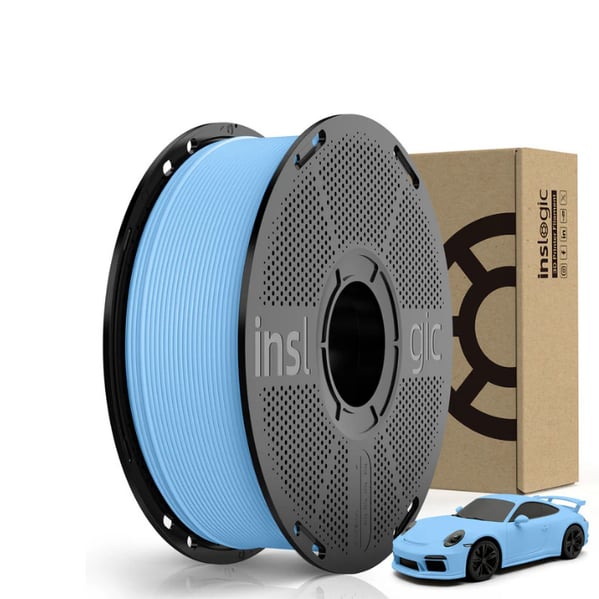 Inslogic PLA Matte Açık Mavi Filament 1.75mm 1kg