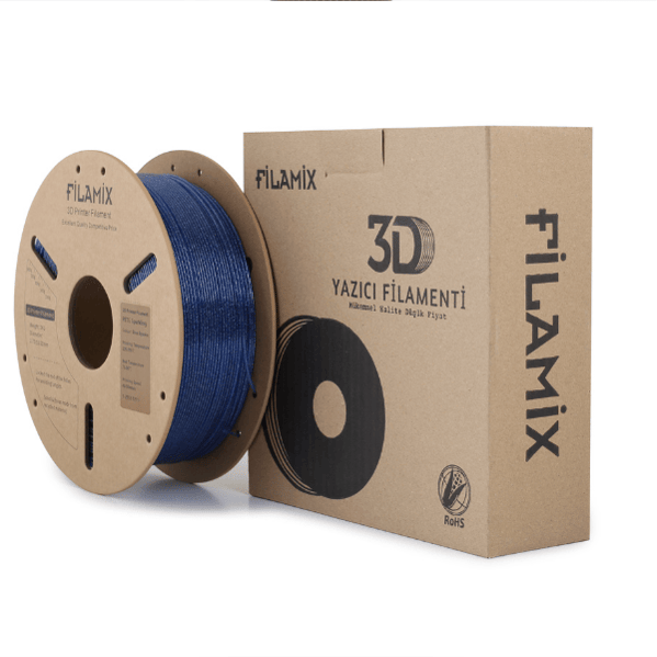 Filamix PETG Sparkling Mavi Filament 1.75mm 1 Kg