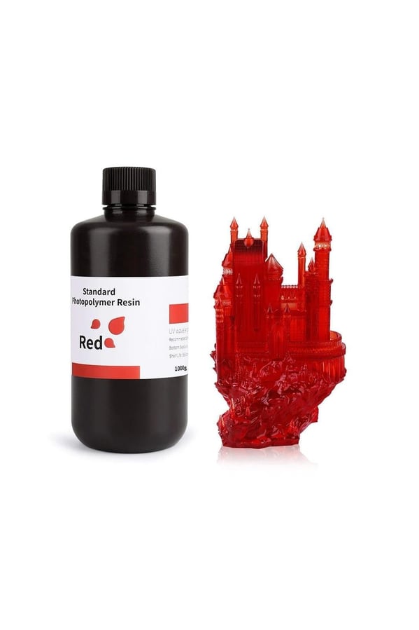 ELEGOO Standart Fotopolimer Kırmızı Reçine 1 Kg