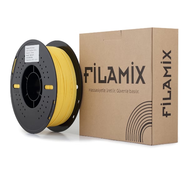 Filamix PLA Matte Sunshıne Yellow Filament 1.75mm 1 Kg